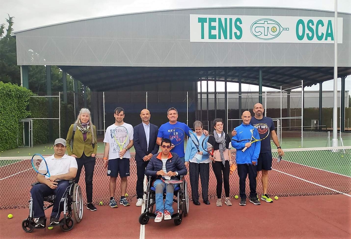 Club de tenis OSCA se incorpora al Huesca más Inclusiva 1