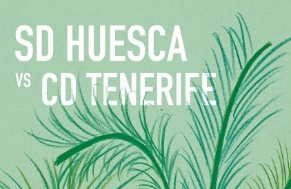 Cartel SD Huesca vs CD Tenerife