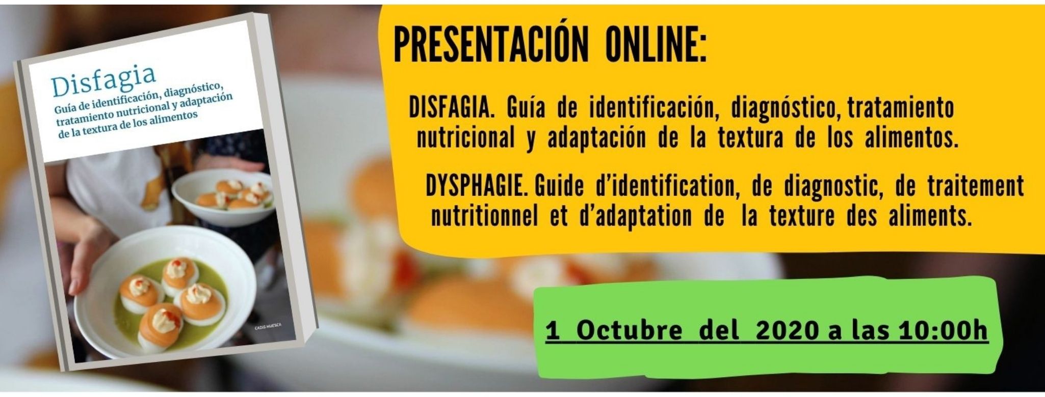 Presentación de la Guía Bilingüe sobre disfagia el 1 de octubre 