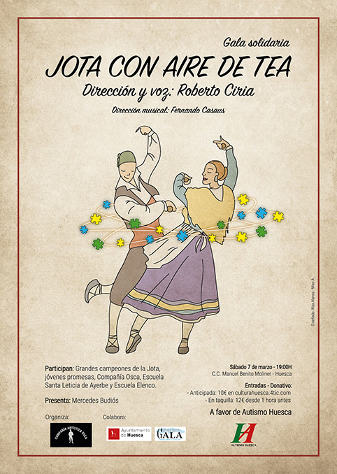 Cartel del evento realizado por la diseñadora gráfica Alba Alonso – Miss A.