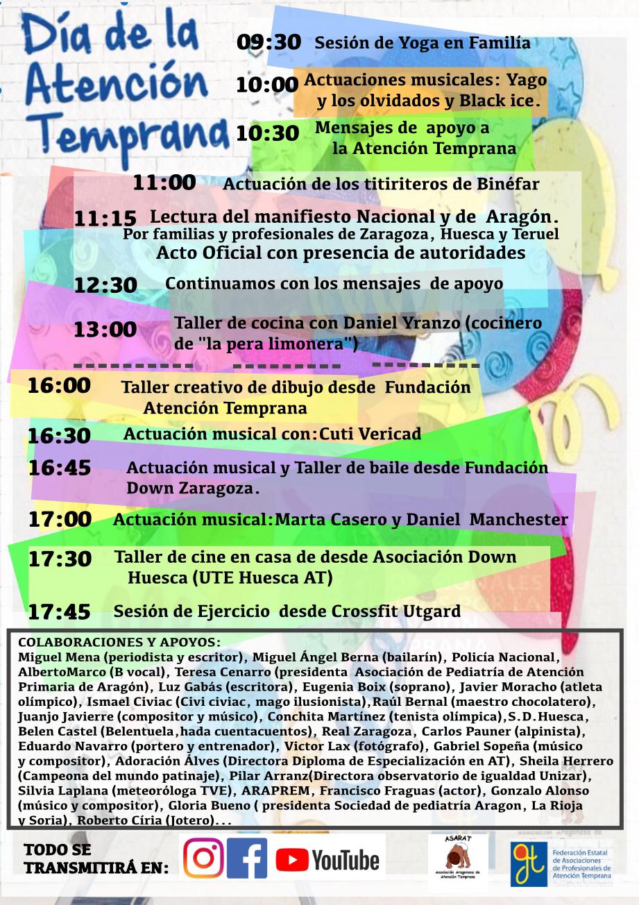 Programación Día de la Atención Temprana 2020