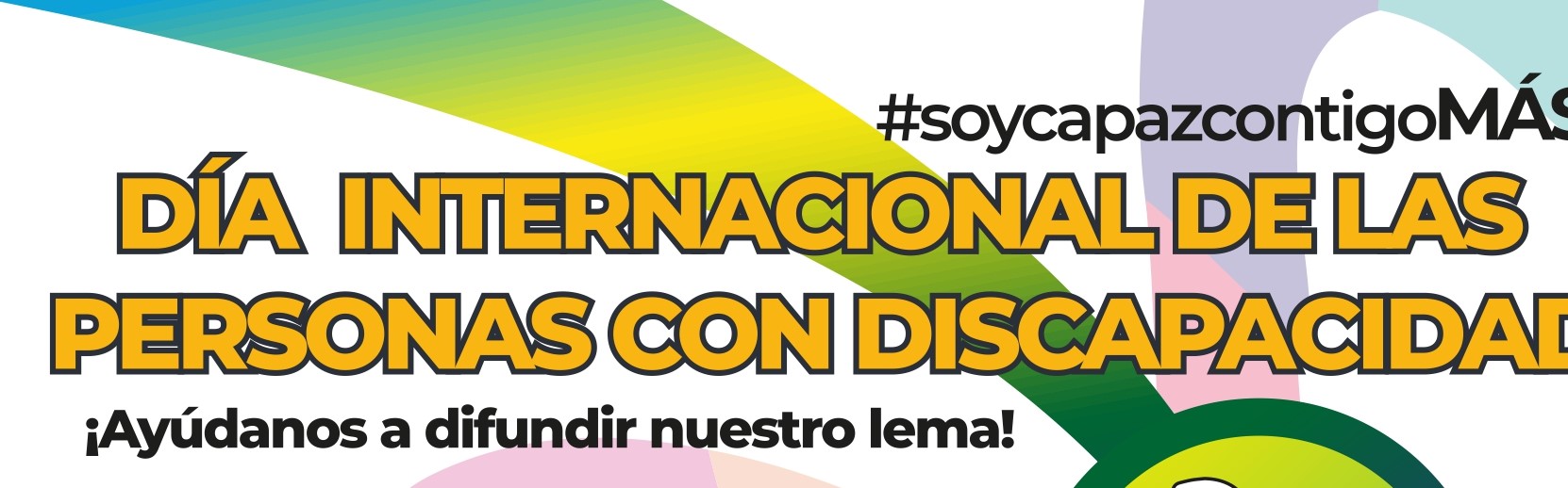 Cartel Monzón con la Discapacidad 3 diciembre 2020 titulo