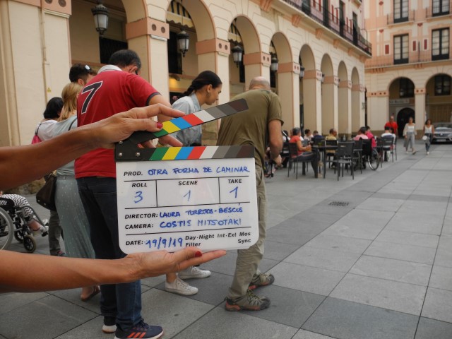 Claqueta de rodaje de Otra forma de caminar 