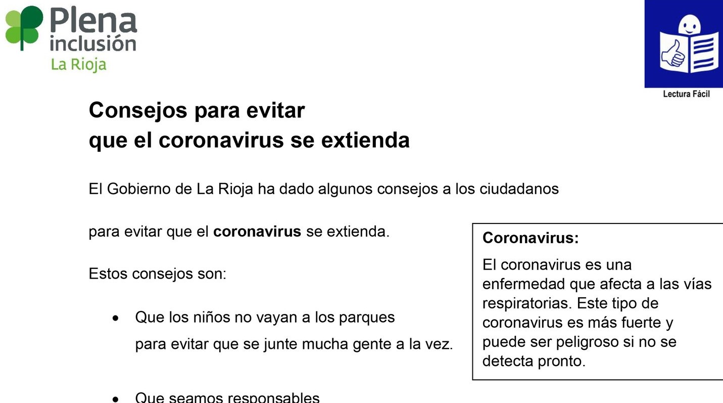 Extracto del documento en Lectura Fácil 