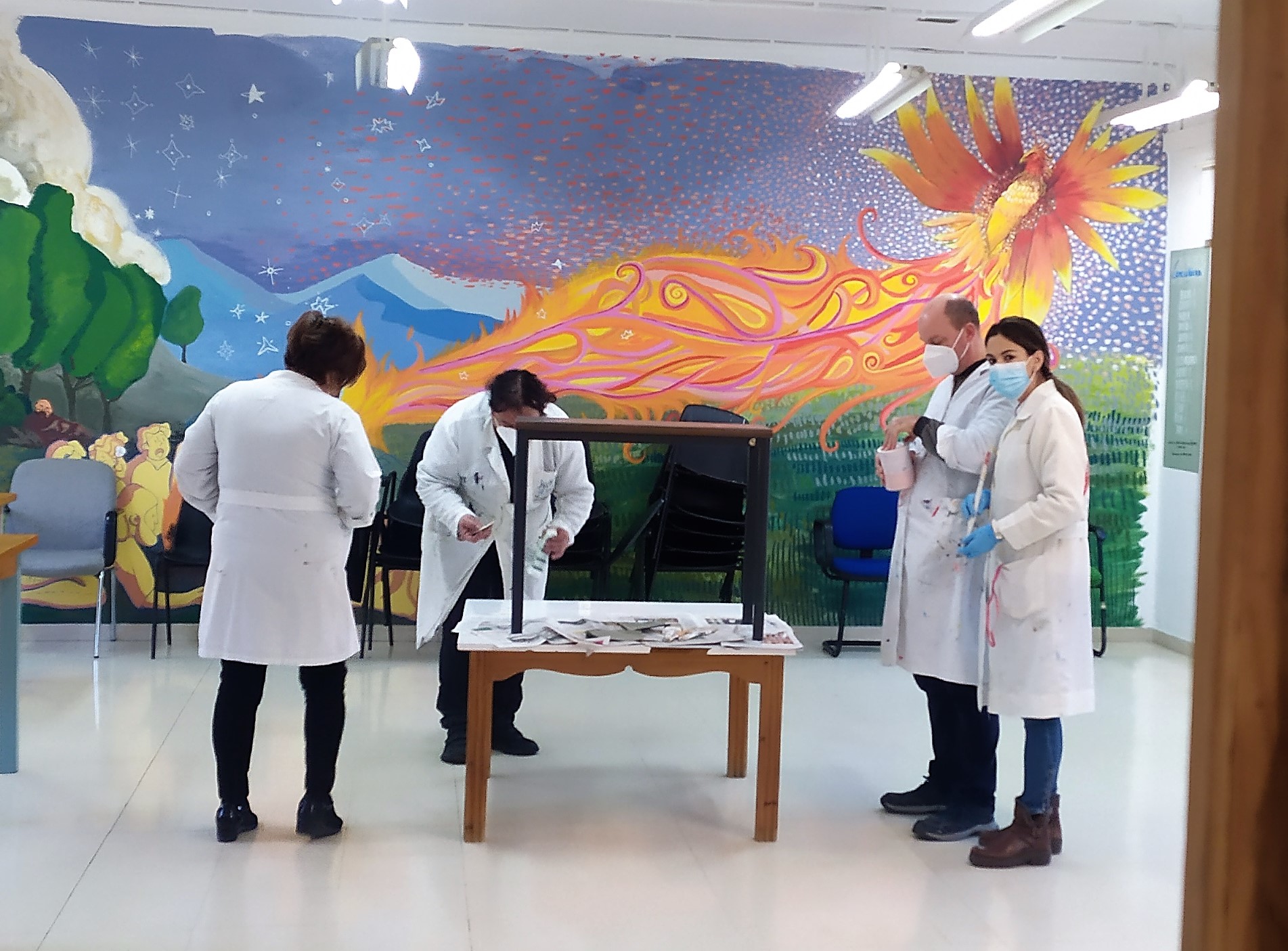 Formación en Arte Mural y restauración en ARCADIA Fundación Agustín Serrate