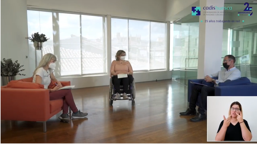 Frame vídeo. Conversaciones CADIS Huesca