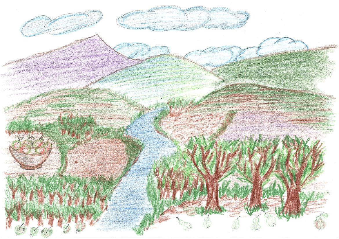 Paisaje de la Comarca Bajo Cinca realizado por Fundación DFA. Igual Dá 16 diciembre
