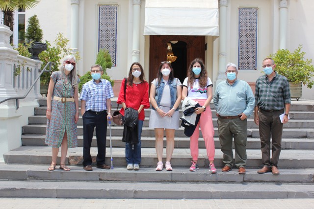 Parte de los representantes de la Junta de CADIS Huesca 