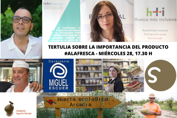 TERTULIA SOBRE LA IMPORTANCIA DEL PRODUCTO ALAFRESCA MIÉRCOLES 28 17.30 H 1