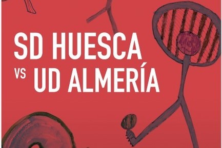Cartel partido SD Huesca - UD Almería