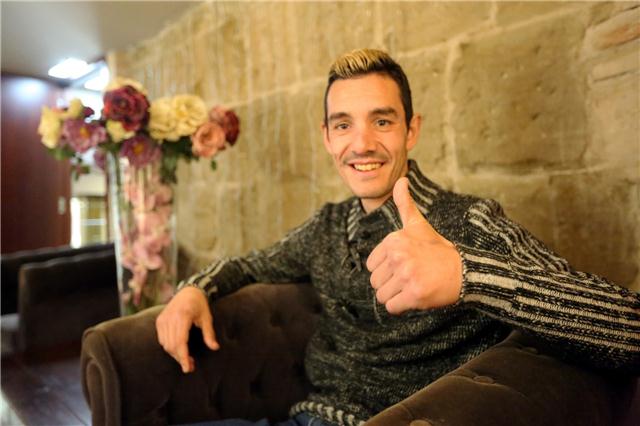 el actor Sergio Olmo, que encarnó a Sergio Costa en el largometraje