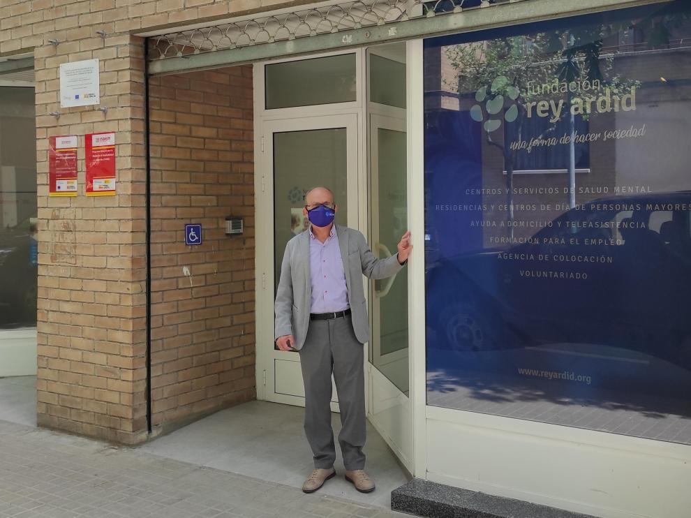 Julián Lóriz, delegado provincial de la Fundación Rey Ardid en Huesca..