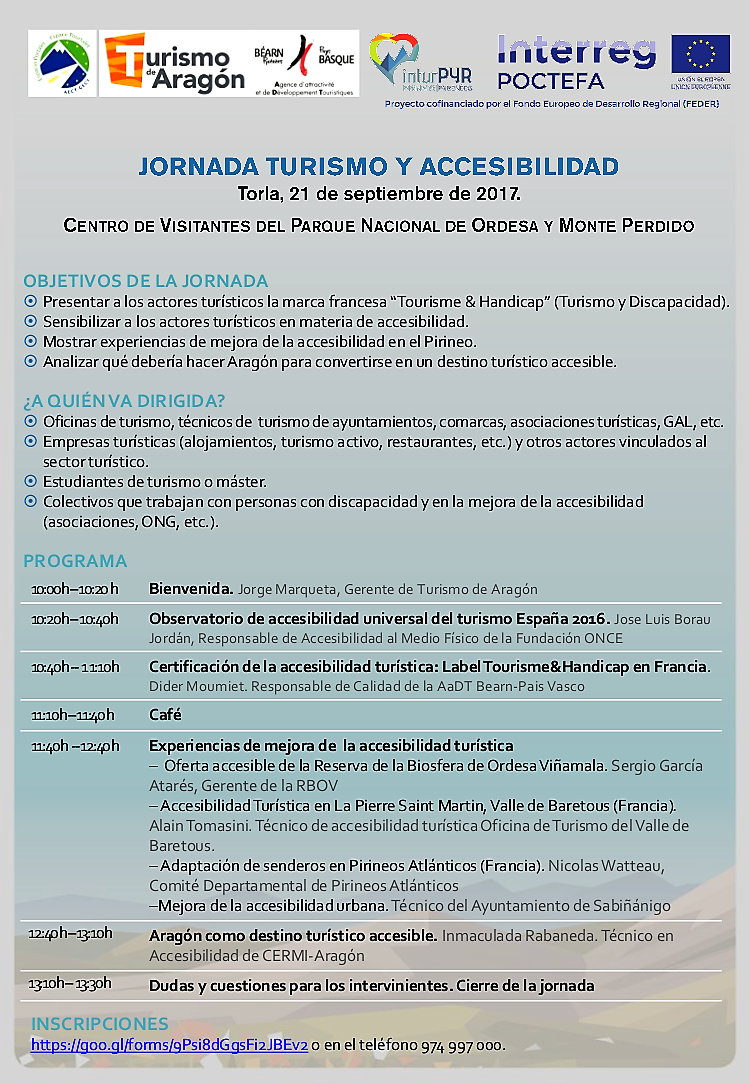 Jornada turismo y accesibilidad