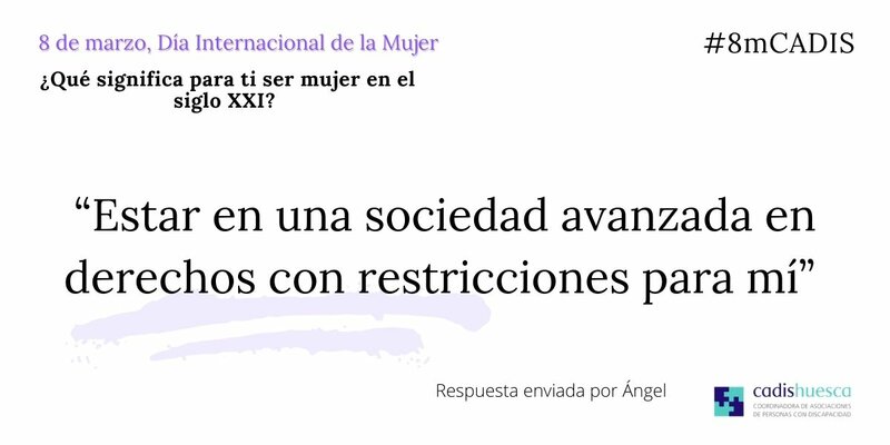 “Estar en una sociedad avanzada en derechos con restricciones para mí” 