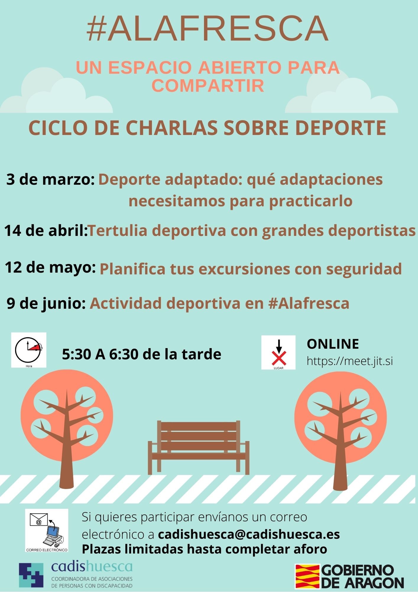 Cartel del CICLO DEPORTE #ALAFRESCA